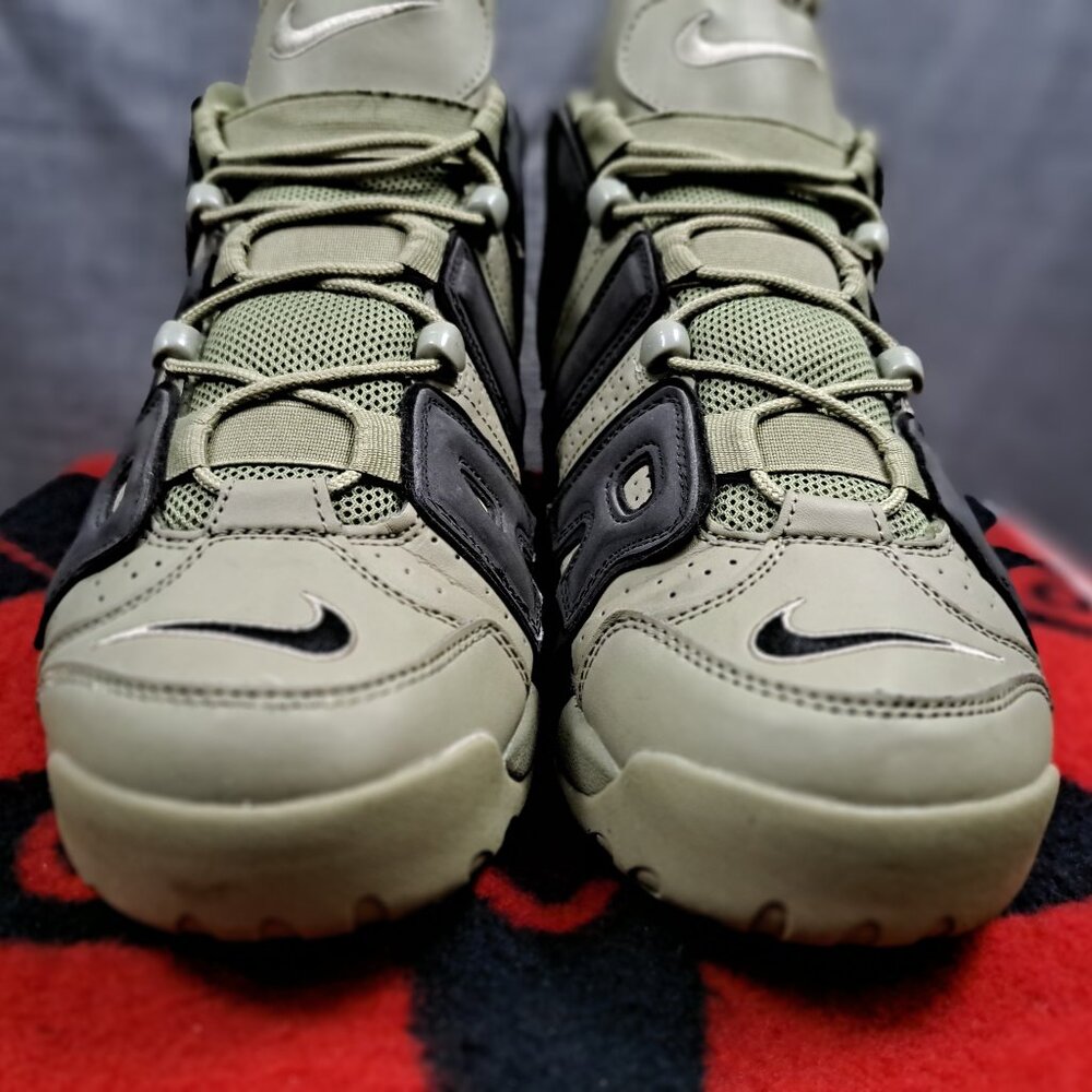 %SIZE 12 NIKE AIR MORE UPTEMPO DARK STUCCO/921948-007 MEN A 12 - Picture 13 of 14